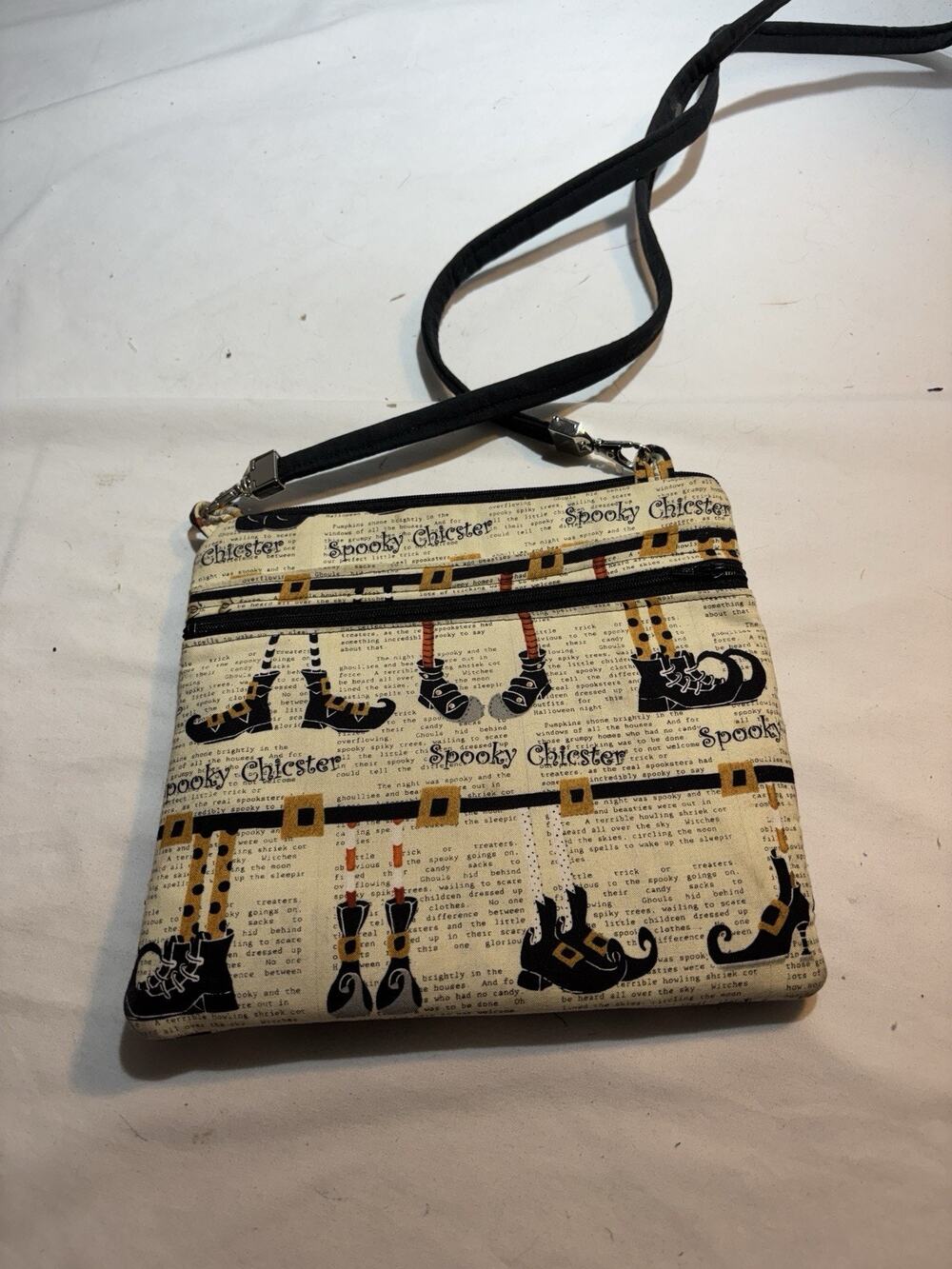 Handmade Sassy Sacks Halloween Themed Crossbody Bag
